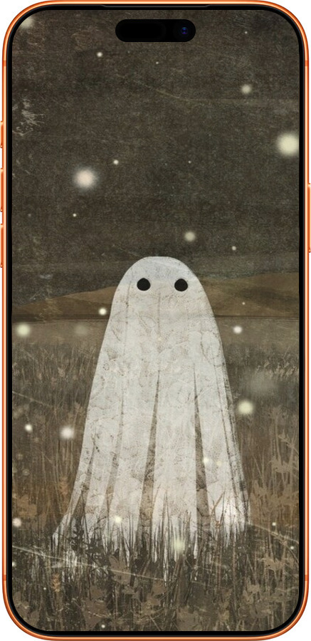 Силиконовый чехол Привидение и светлячки для Apple iPhone 17 PRO MAX - 6406u-4029 изображение 