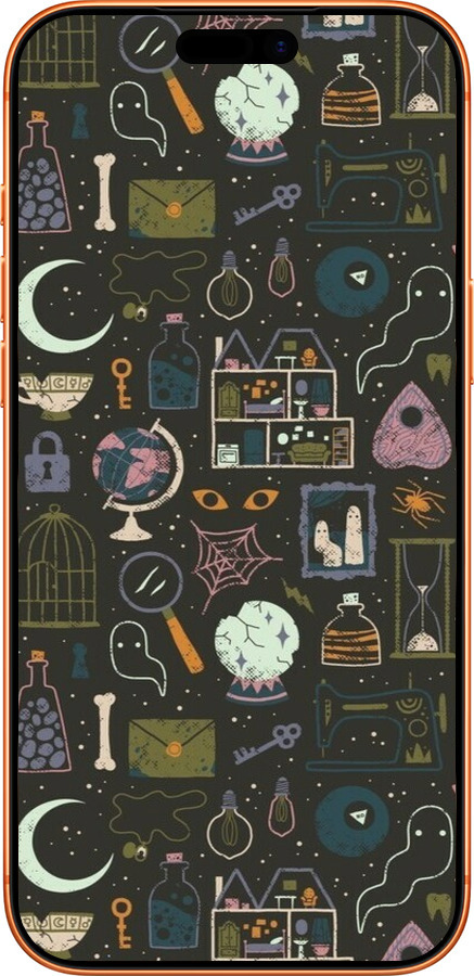 Силиконовый чехол Колдовской принт для Apple iPhone 17 PRO MAX - 6425u-4029 изображение 