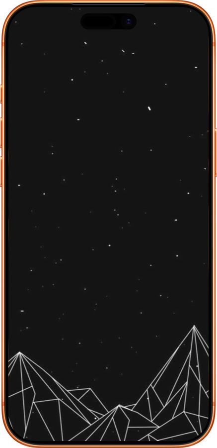 Силиконовый чехол Черно белые абстрактные горы для Apple iPhone 17 PRO MAX - 6437u-4029 изображение 