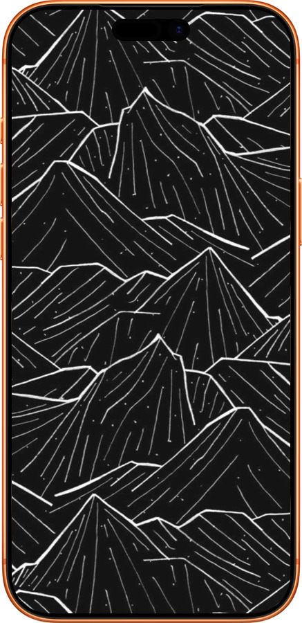 Силиконовый чехол С изображением Темных гор для Apple iPhone 17 PRO MAX - 6489u-4029 изображение 