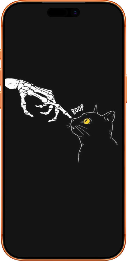 Силіконовий чехол Кішка для Apple iPhone 17 PRO MAX - 6505u-4029 изображение 