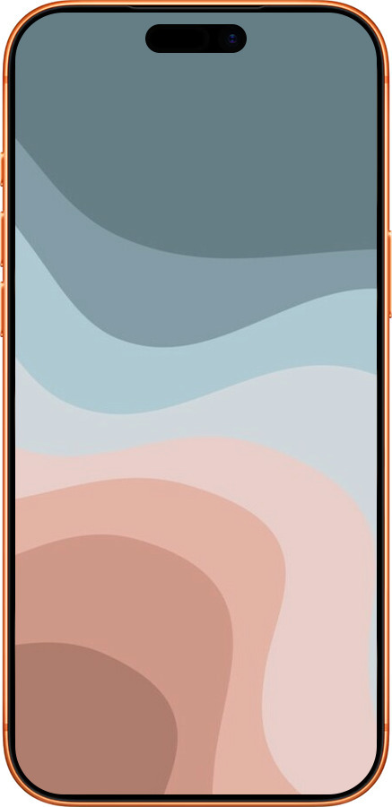 Силиконовый чехол С синими и розовыми волнами в стиле ретро для Apple iPhone 17 PRO MAX - 6532u-4029 изображение 