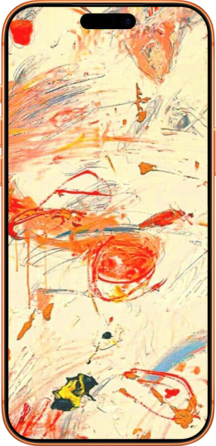 Силиконовый чехол Динамичная картина с хаотичными мазками для Apple iPhone 17 PRO MAX - 6540u-4029 изображение 