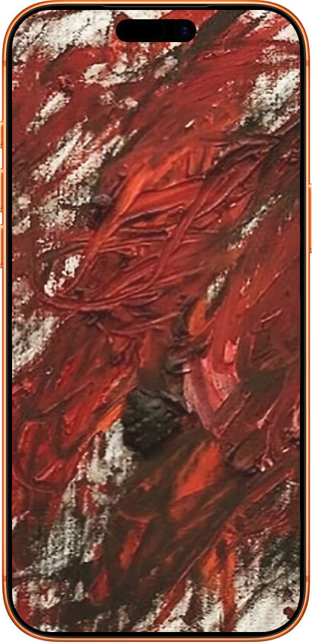 Силиконовый чехол Абстрактная композиция в красных тонах для Apple iPhone 17 PRO MAX - 6541u-4029 изображение 