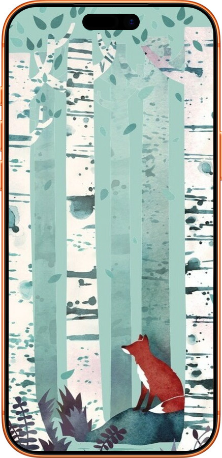 Силиконовый чехол Лис в зелёном лесу для Apple iPhone 17 PRO MAX - 6547u-4029 изображение 