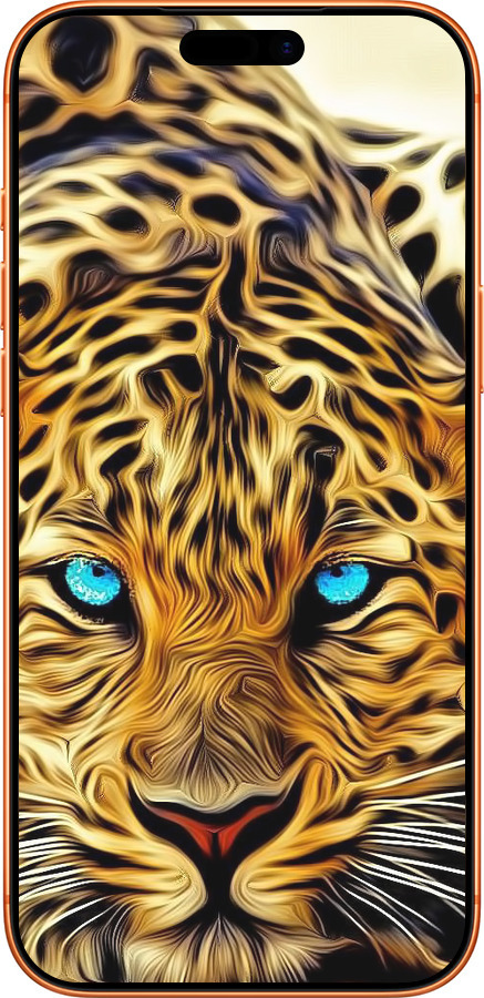 Силиконовый чехол Леопард для Apple iPhone 17 PRO MAX - 6611u-4029 изображение 