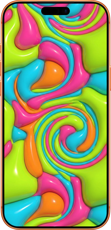 Силіконовий чехол Y2K Jelly Dream для Apple iPhone 17 PRO MAX - 6780u-4029 изображение 