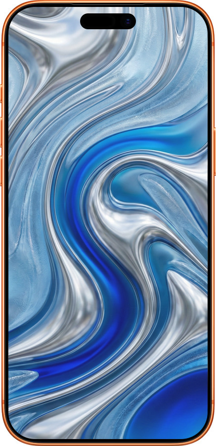 Силіконовий чехол Liquid Chrome для Apple iPhone 17 PRO MAX - 6781u-4029 изображение 