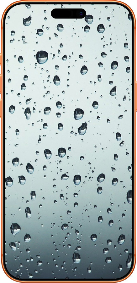 Силиконовый чехол Стекло в каплях для Apple iPhone 17 PRO MAX - 848u-4029 изображение 