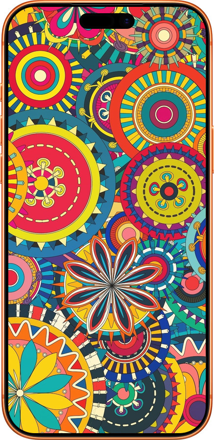 Силиконовый чехол Узор 5 для Apple iPhone 17 PRO MAX - 902u-4029 изображение 