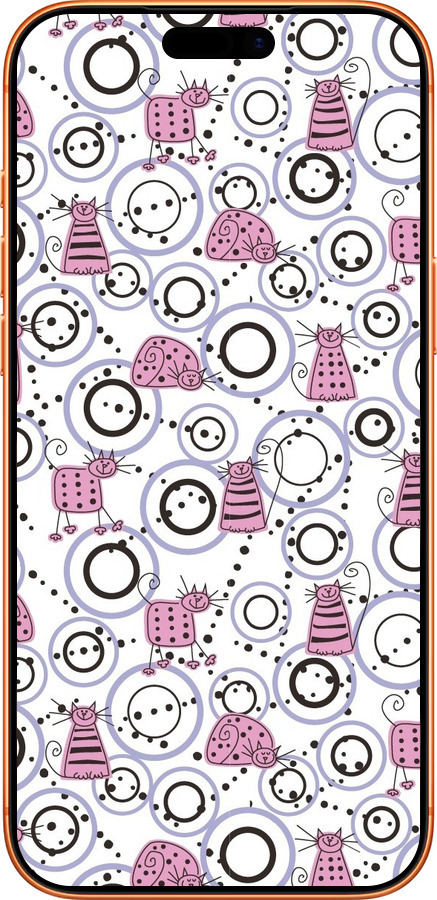 Силиконовый чехол Смешные коты для Apple iPhone 17 PRO MAX - 907u-4029 изображение 