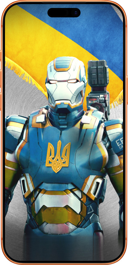 Силиконовый чехол Украинский киборг для Apple iPhone 17 PRO MAX - 980u-4029 изображение 