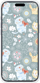 Силикон с усиленными углами чехол Котята v3 для Apple iPhone 17 PRO - 1223sp-4030 изображение 