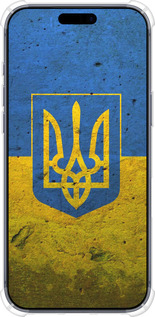 Силикон с усиленными углами чехол Флаг и герб Украины 2 для Apple iPhone 17 PRO - 378sp-4030 изображение 