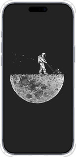 Силикон с усиленными углами чехол Moon in dark для Apple iPhone 17 PRO - 4176sp-4030 изображение 