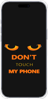 Силикон с усиленными углами чехол Don't touch the phone для Apple iPhone 17 PRO - 4261sp-4030 изображение 