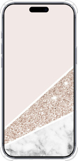 Силикон с усиленными углами чехол Пастельный мрамор для Apple iPhone 17 PRO - 4342sp-4030 изображение 
