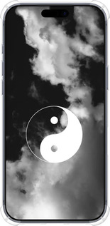 Силикон с усиленными углами чехол Инь и Янь для Apple iPhone 17 PRO - 4389sp-4030 изображение 
