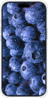 Силикон с усиленными углами чехол Голубика для Apple iPhone 17 PRO - 4459sp-4030 изображение 