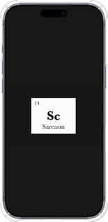 Силикон с усиленными углами чехол Сарказм для Apple iPhone 17 PRO - 4501sp-4030 изображение 