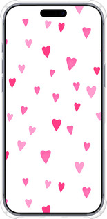 Силикон с усиленными углами чехол Сердечки 2 для Apple iPhone 17 PRO - 4763sp-4030 изображение 