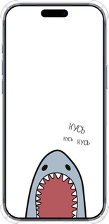 Силикон с усиленными углами чехол Акула для Apple iPhone 17 PRO - 4870sp-4030 изображение 