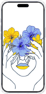Силикон с усиленными углами чехол Девушка v4 для Apple iPhone 17 PRO - 5276sp-4030 изображение 