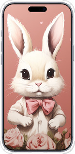 Силикон с усиленными углами чехол Зайчик для Apple iPhone 17 PRO - 5669sp-4030 изображение 
