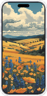 Силикон с усиленными углами чехол Украинское поле для Apple iPhone 17 PRO - 6082sp-4030 изображение 