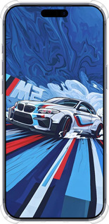 Силикон с усиленными углами чехол БМВ для Apple iPhone 17 PRO - 6292sp-4030 изображение 