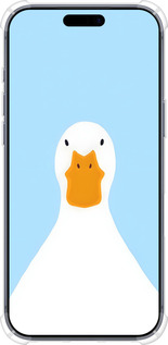 Силикон с усиленными углами чехол Гусь для Apple iPhone 17 PRO - 6350sp-4030 изображение 