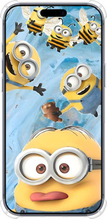 Силикон с усиленными углами чехол Миньоны для Apple iPhone 17 PRO - 6386sp-4030 изображение 