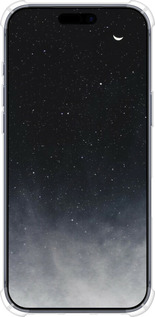 Силикон с усиленными углами чехол Сині хмари, Синій місяць для Apple iPhone 17 PRO - 6396sp-4030 изображение 