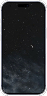 Силикон с усиленными углами чехол Ночное небо для Apple iPhone 17 PRO - 6451sp-4030 изображение 