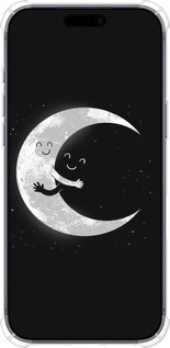 Силикон с усиленными углами чехол Лунные объятия для Apple iPhone 17 PRO - 6508sp-4030 изображение 