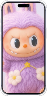 Силикон с усиленными углами чехол Лабубу для Apple iPhone 17 PRO - 6708sp-4030 изображение 