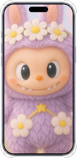 Силикон с усиленными углами чехол Лабубу 1 для Apple iPhone 17 PRO - 6709sp-4030 изображение 