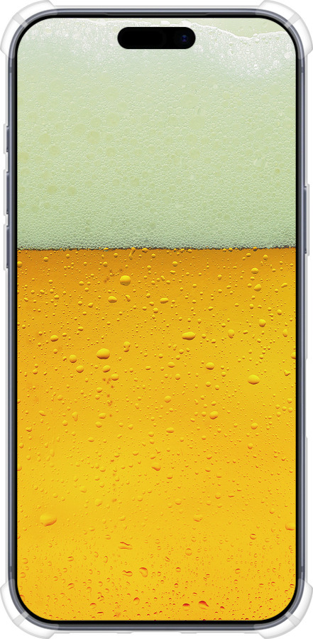 Силикон с усиленными углами чехол Пиво для Apple iPhone 17 PRO - 1145sp-4030 изображение 