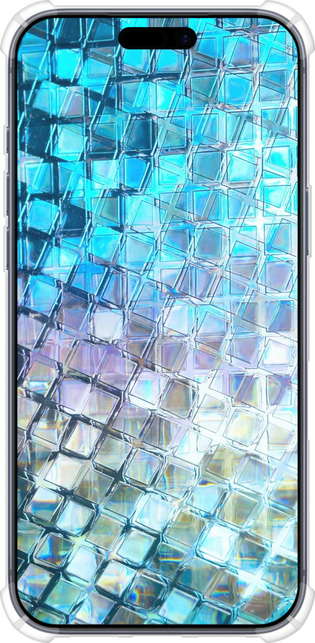Силикон с усиленными углами чехол Переливающаяся чешуя для Apple iPhone 17 PRO - 227sp-4030 изображение 