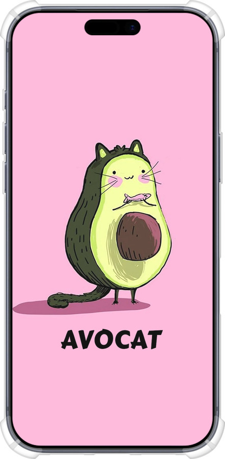 Силикон с усиленными углами чехол Avocat для Apple iPhone 17 PRO - 4270sp-4030 изображение 