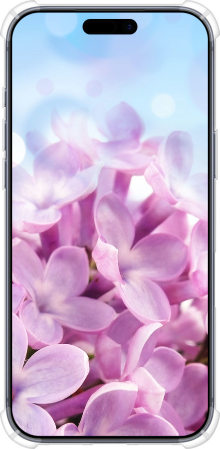 Силикон с усиленными углами чехол Сирень для Apple iPhone 17 PRO - 527sp-4030 изображение 