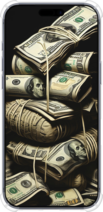 Силикон с усиленными углами чехол Big money для Apple iPhone 17 PRO - 5666sp-4030 изображение 