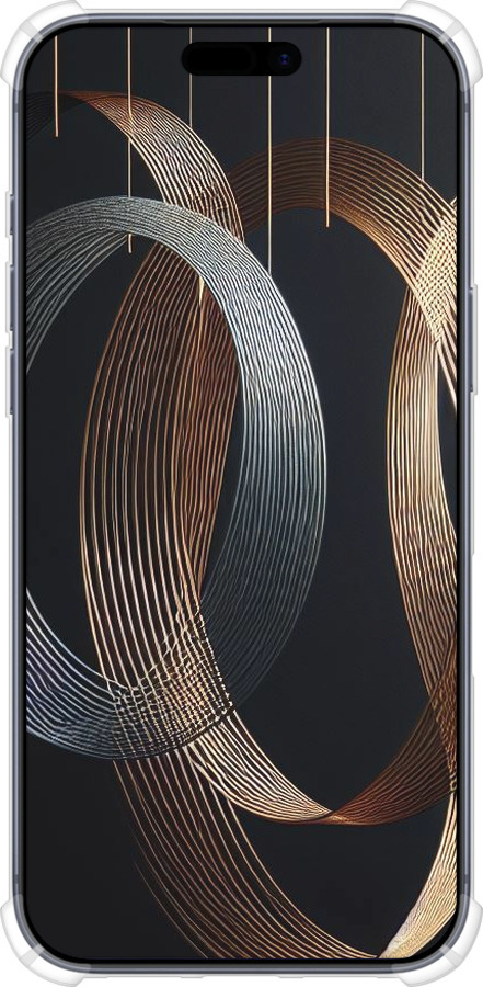 Силикон с усиленными углами чехол Симфония для Apple iPhone 17 PRO - 5835sp-4030 изображение 
