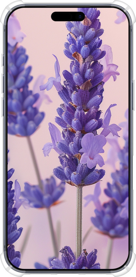 Силикон с усиленными углами чехол Лаванда для Apple iPhone 17 PRO - 6037sp-4030 изображение 