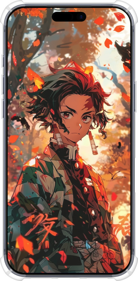 Силикон с усиленными углами чехол Tanjiro для Apple iPhone 17 PRO - 6130sp-4030 изображение 