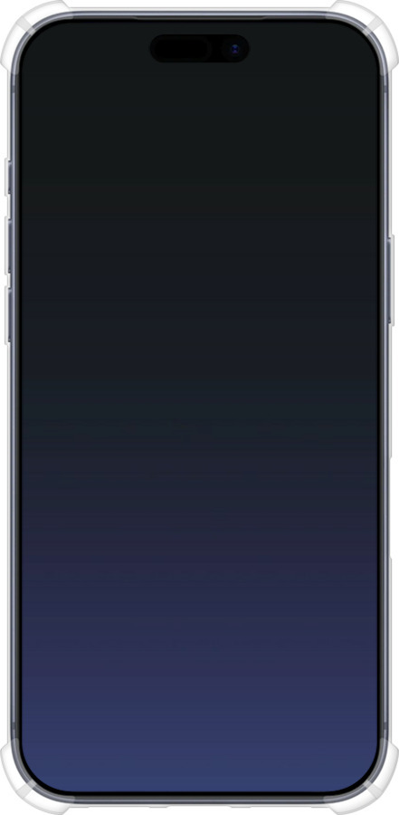 Силикон с усиленными углами чехол Градиент в тёмно - синем стиле для Apple iPhone 17 PRO - 6542sp-4030 изображение 