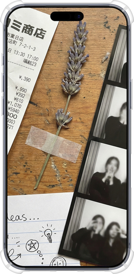 Силикон с усиленными углами чехол Aesthetic Scrapbook Collage для Apple iPhone 17 PRO - 6773sp-4030 изображение 