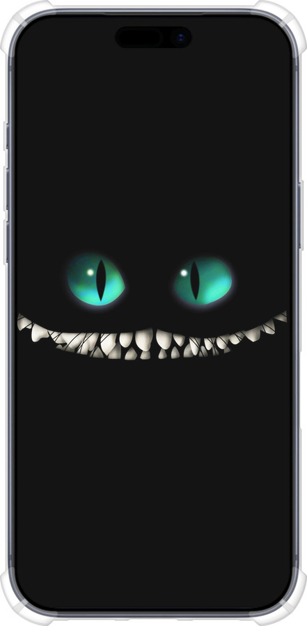 Силикон с усиленными углами чехол Чеширский кот для Apple iPhone 17 PRO - 689sp-4030 изображение 