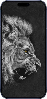 Силиконовый чехол Лев для Apple iPhone 17 PRO - 1080u-4030 изображение 