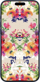 Силиконовый чехол Цветочный узор для Apple iPhone 17 PRO - 1083u-4030 изображение 